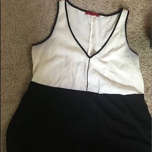 Black and white top